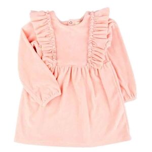 Miki Miette - Caitlin Dress|Light Pink Velour|Little Girls Size 3T |New With Tag